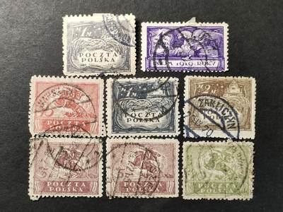 ↓君缘收藏637期☞钱币邮品↓无佣金、可寄存、满30元包邮  - 波兰古典邮票一组