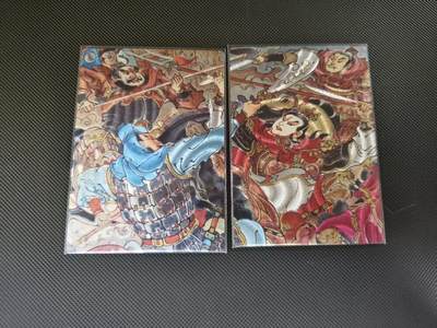 夜之极第三十四期 （11月1日周六晚9点截拍，欢迎竞拍） - 陈岱青 三英战吕布一对 粗闪