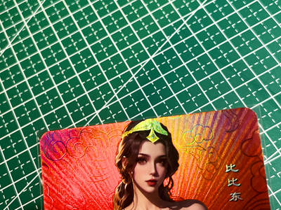 显眼宝35期 佣金1起 10月29日晚20:30截拍  - 嘎嘎鸭卡牌   红背卡系列     比比东艺术卡   共1张   折彩工艺   大卡尺寸  63*88