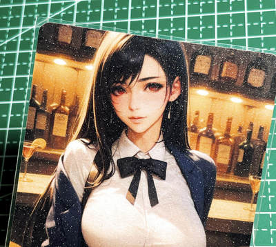 显眼宝35期 佣金1起 10月29日晚20:30截拍  - 正规 tifa 蒂法 盐晶闪一枚 双面图 63*88