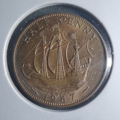 沼泽如烟--第885场 - 英国1967年半便士