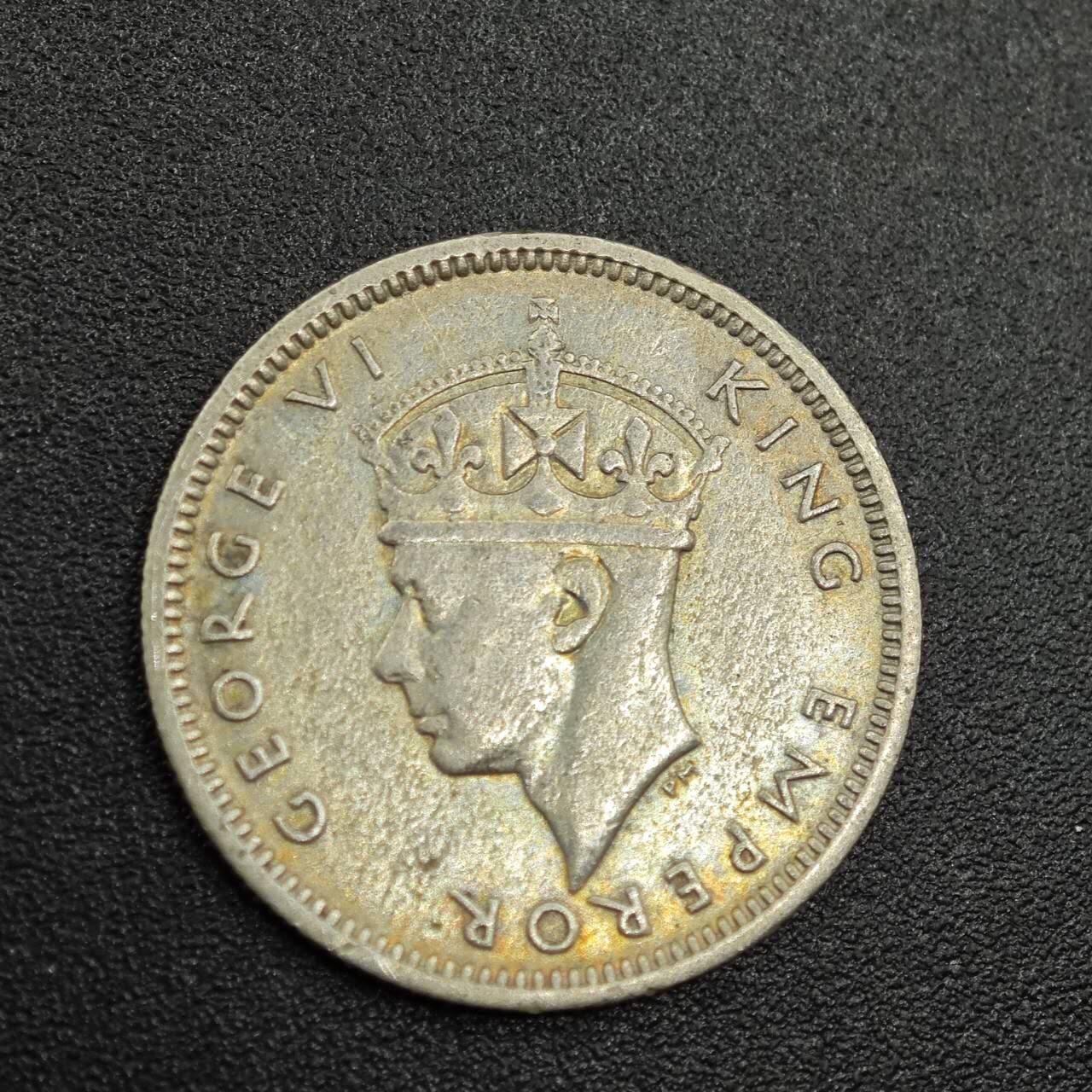 【淘币小摊】限时拍第七百八十拍  小银币场  满百包邮可预留两周  周一统一发货  斐济1938年乔治六世6便士银币