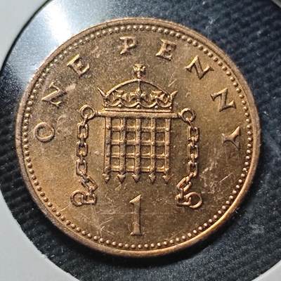 KK钱币收藏小铺  第360场  2月预留时间 周末发货 -  1989英国1便士铜币 好品