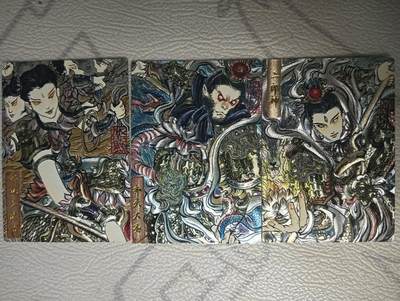 花开卡拍第45期（11月2号周日截拍，品控勿拍!!!拍品不寄存，运费5元，自制卡难免瑕疵，可能存在轻微撞角爆边等出厂瑕疵，品控介意勿拍！） - 齐卡文化 梓墨 悟空+杨戬+哪吒 限编3张 粗闪