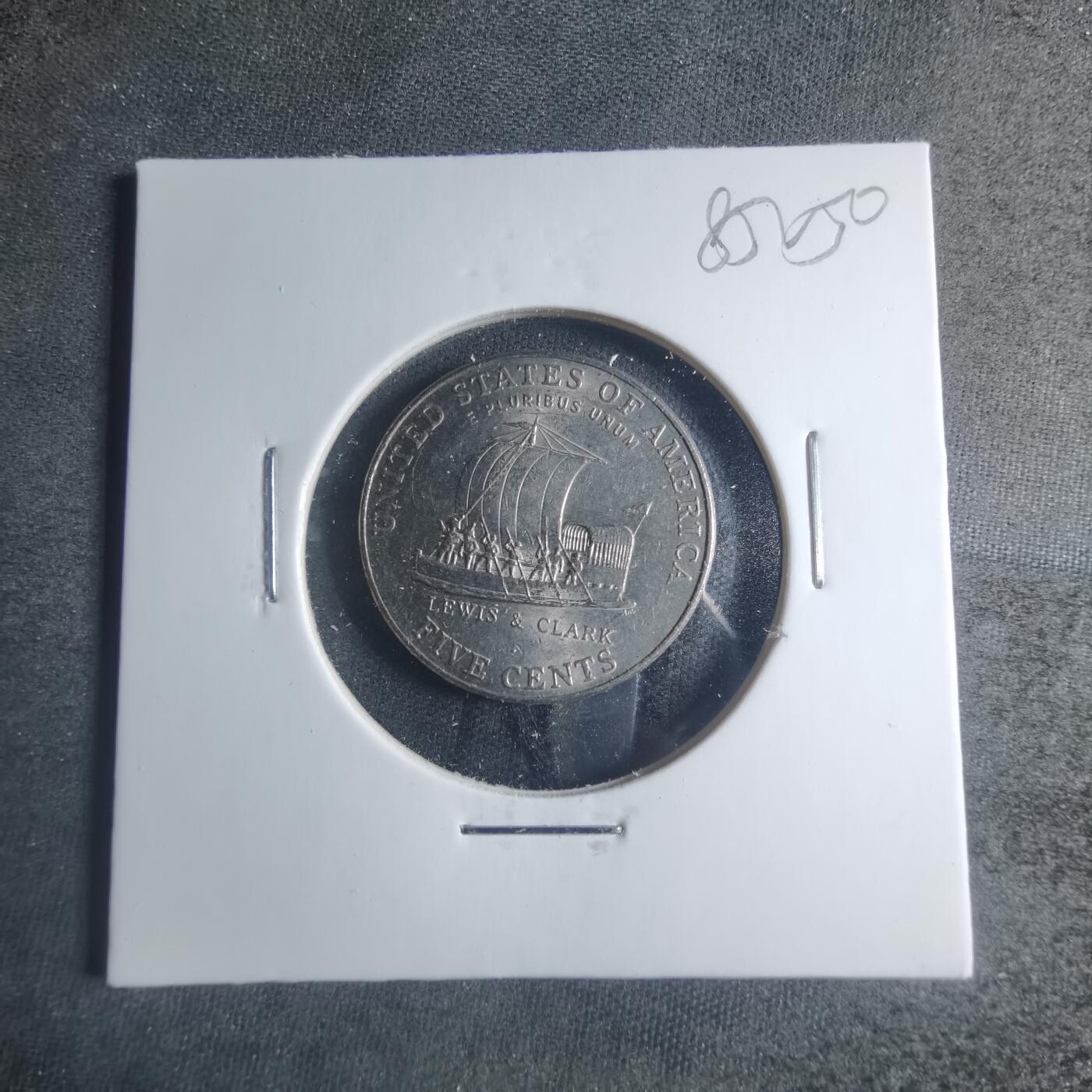 沼泽如烟--第885场 美国2004年五分纪念币