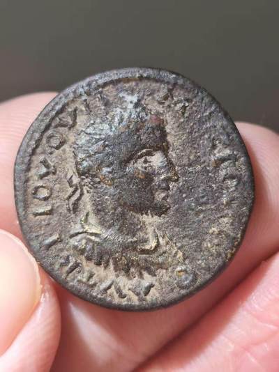 星盘世界钱币十一月五日古典币专场 - 极其罕见! 古罗马帝国 马克西米努斯行省铜币 235-238年 来自弗里几亚地区 背面阿尔忒弥斯站像 非常有趣有研究价值的币