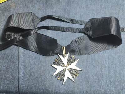 罗岚⭐爱藏⭐精品专拍第七场-分享拍场赚佣（周六有群拍，详细看简介） - 德意志第二帝国圣约翰勋章 镀金立体珐琅质  欧洲回流影视纪念品