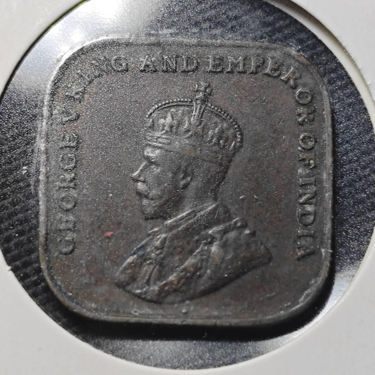 KK钱币收藏小铺  第360场  2月预留时间 周末发货 1919 马来亚1分铜币