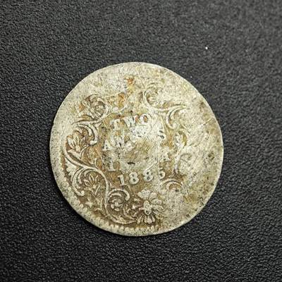 【淘币小摊】限时拍第七百八十拍  小银币场  满百包邮可预留两周  周一统一发货  - 印度1885年维多利亚2安娜银币