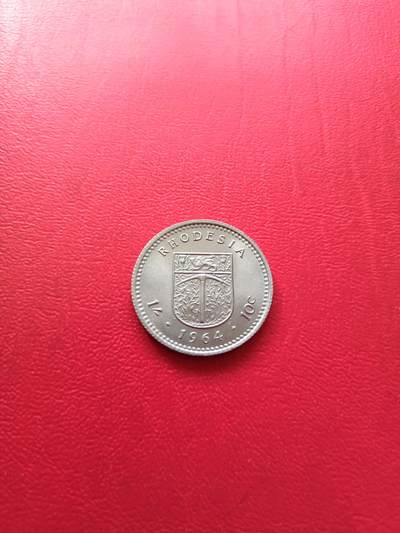 【云涧收藏】第七十五场 - 英属罗德西亚1964年10分，BU