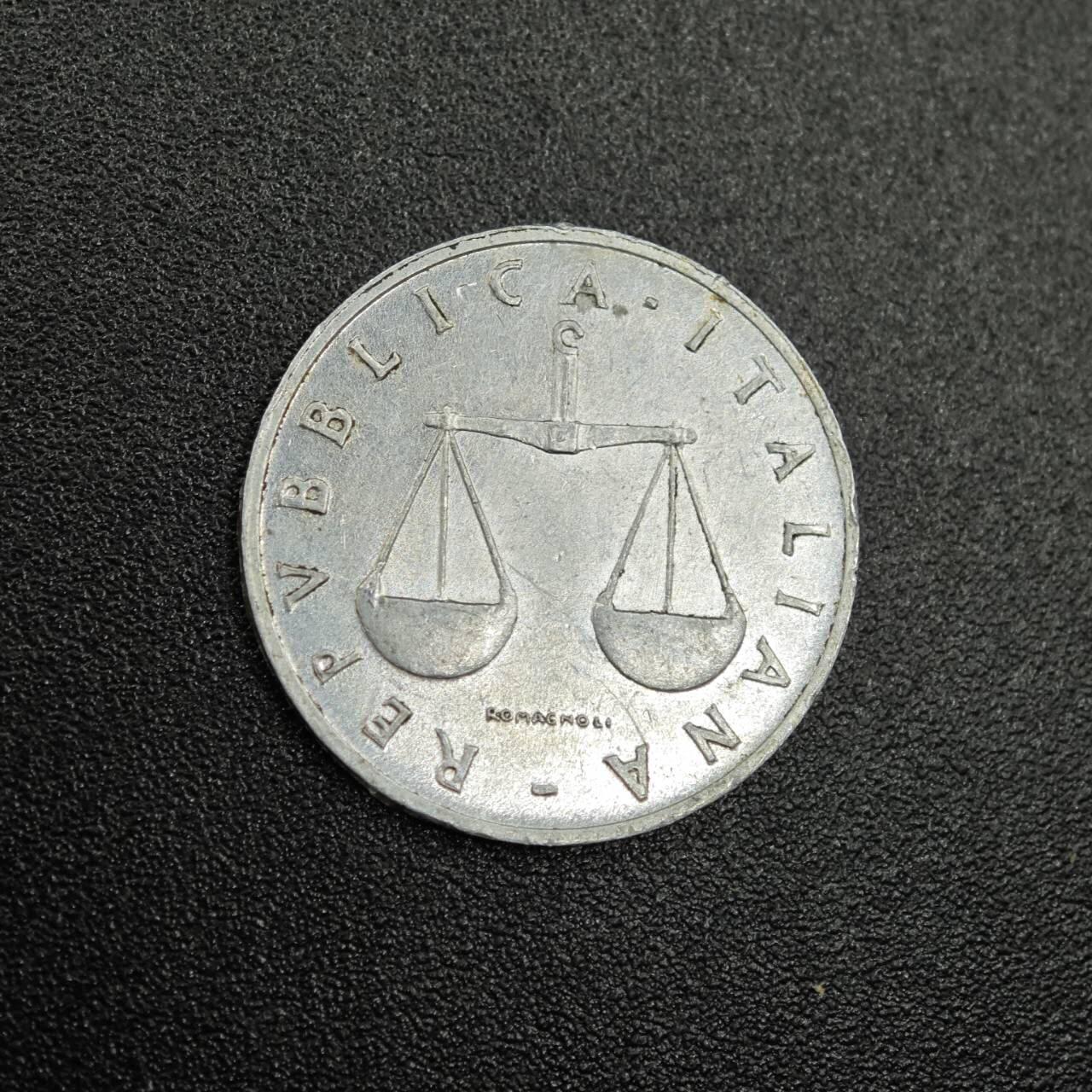 【淘币小摊】实时拍第七百七十九拍   散币场   满百包邮可预留二周 每周一统一发货   意大利1955年1里拉铝币