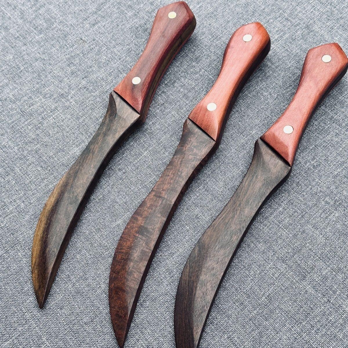 听雨轩（12） 重蚁木 红檀手工压裙刀