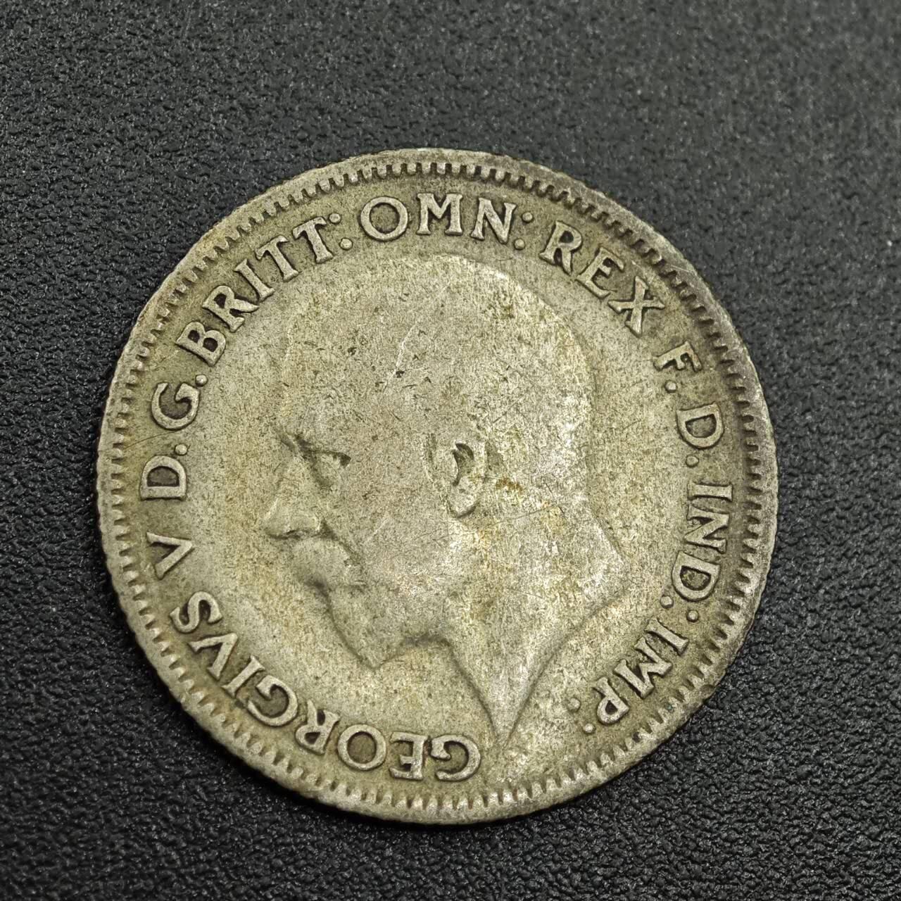 【淘币小摊】限时拍第七百八十拍  小银币场  满百包邮可预留两周  周一统一发货  英国1930年乔治五世6便士银币