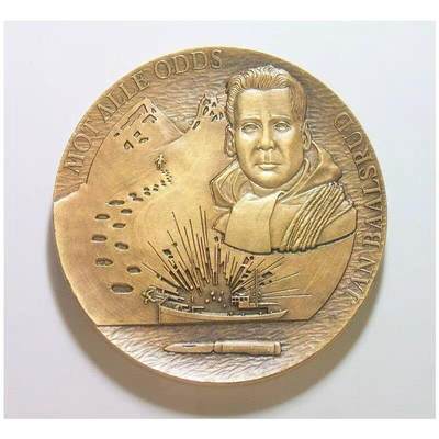 【艺术】挪威艺术大章 二战英雄巴斯路德 高浮雕精制超大铜章 60MM 117克 - 【艺术】挪威艺术大章 二战英雄巴斯路德 高浮雕精制超大铜章 60MM 117克