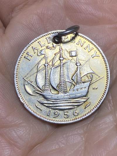 2025年第一百一十九场(总第一百四十五场）外国好品散币(免佣金) - 英国🇬🇧1956年半便士(伊丽莎白二世青年桂冠第二版)