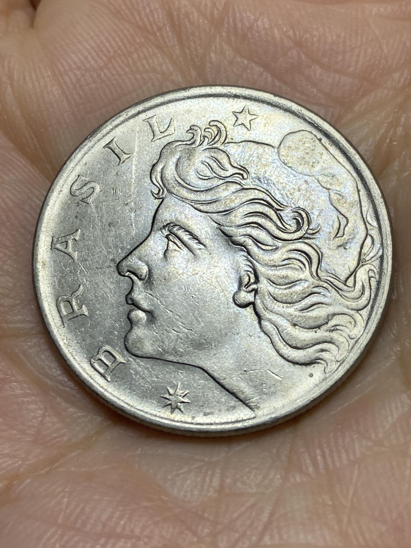 2025年第一百一十九场(总第一百四十五场）外国好品散币(免佣金) 巴西🇧🇷1976年1克鲁塞罗