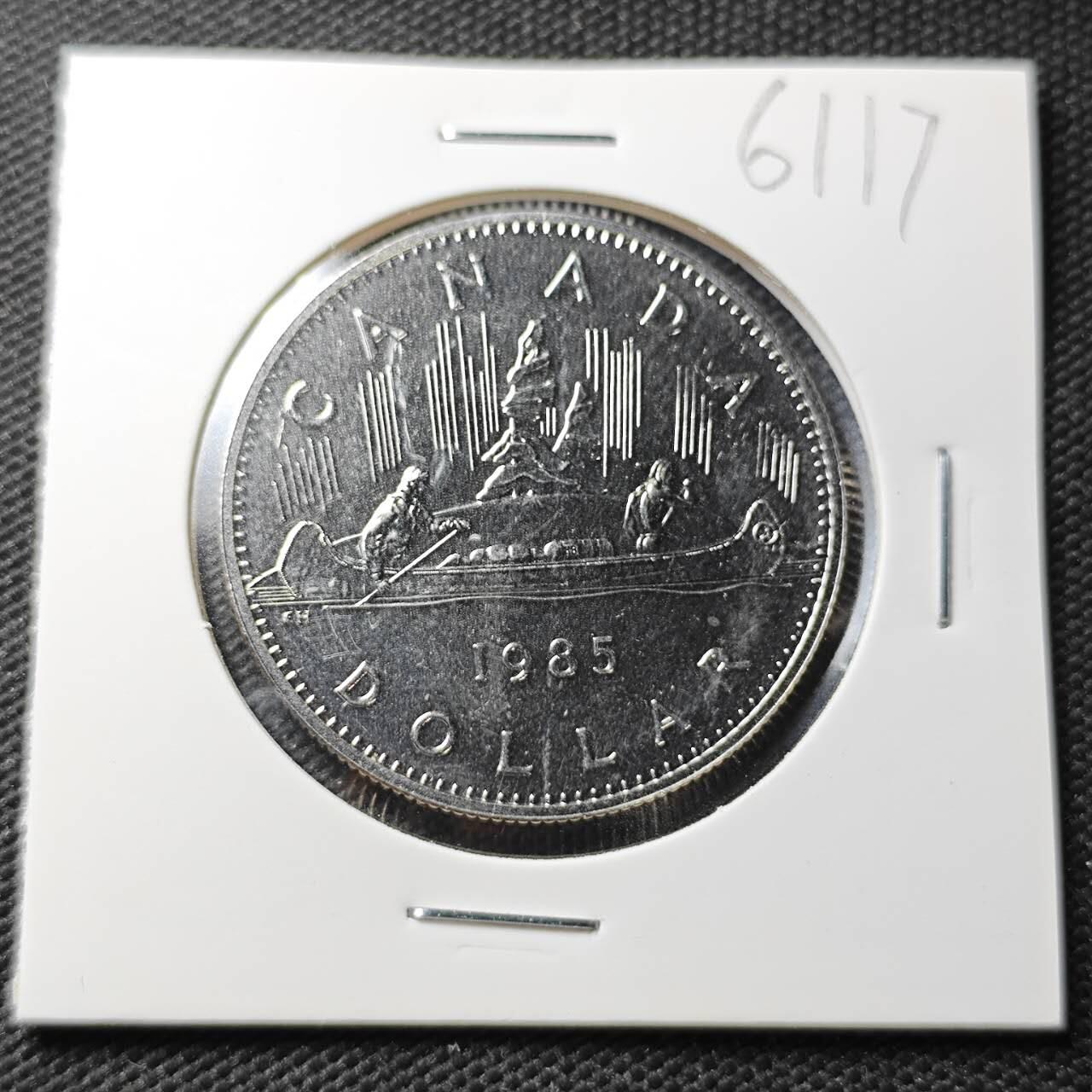 KK钱币收藏小铺  第361场  2月预留时间 周末发货  1985加拿大1元精制币