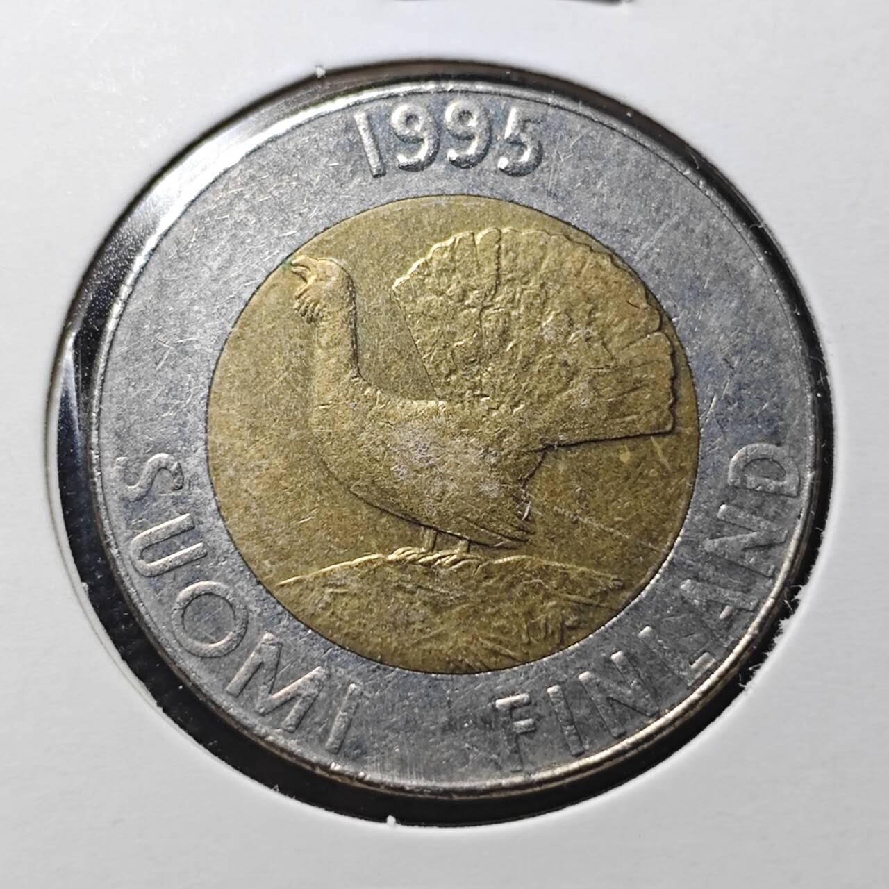 KK钱币收藏小铺  第360场  2月预留时间 周末发货  芬兰10马克双色币