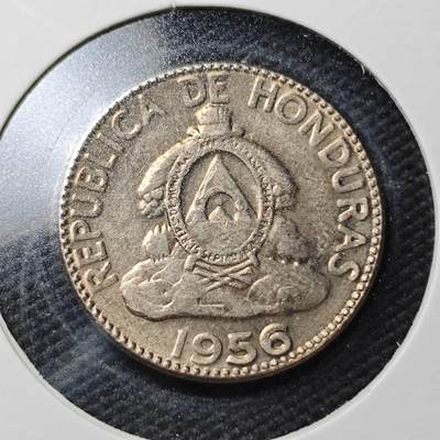 KK钱币收藏小铺  第361场  2月预留时间 周末发货 -  1956洪都拉斯5分 好品