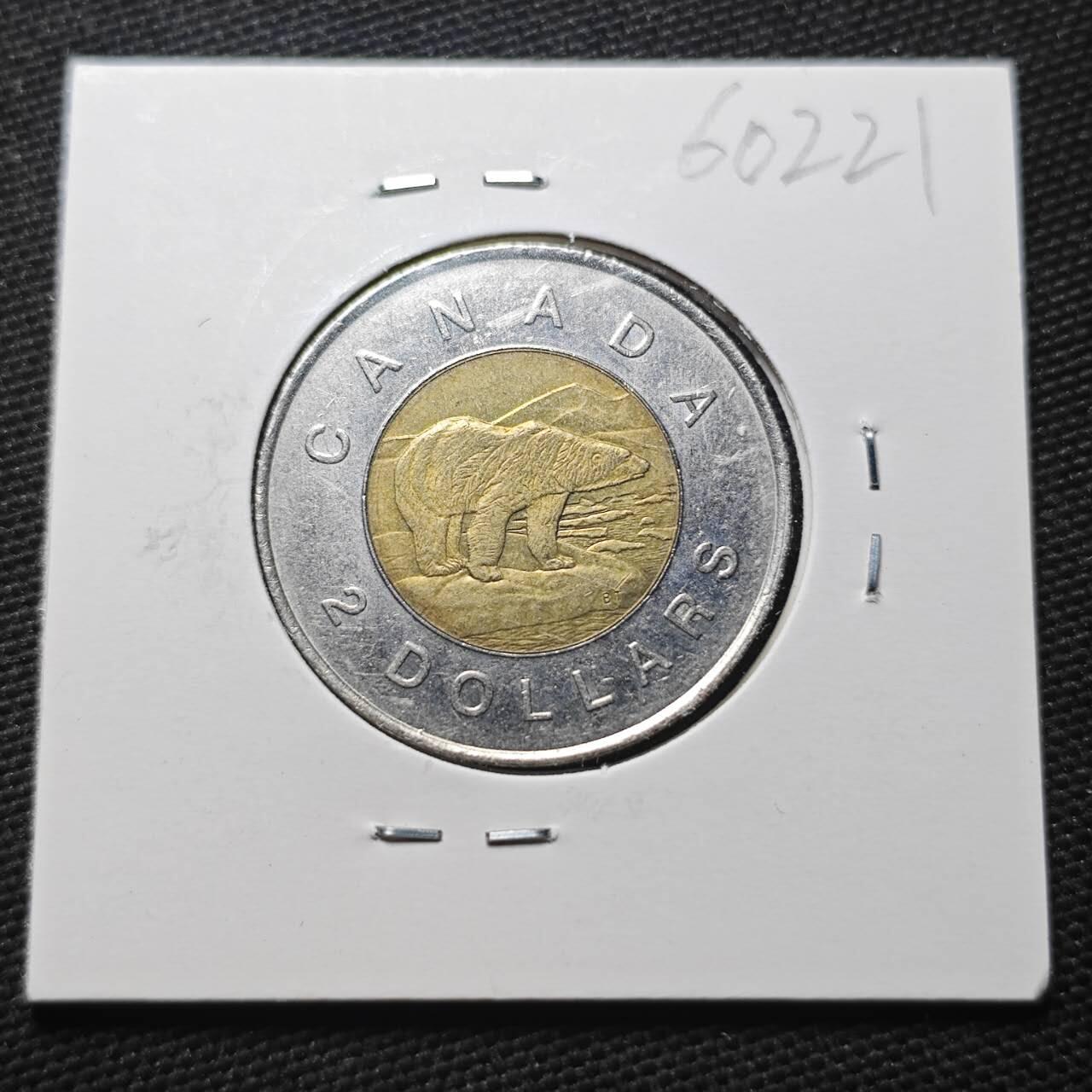 KK钱币收藏小铺  第360场  2月预留时间 周末发货  加拿大2元