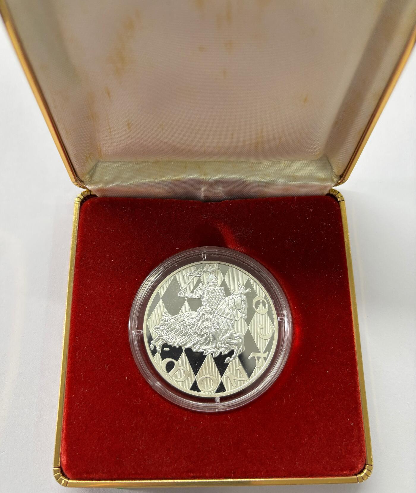 【雨安】【世界币章112-113期】周五/周六 两场连拍 2025-10-31 周五 19:30 保真 8秒倒数自动落锤 高效拍卖  [章] Monaco 章 摩纳哥 1997年 格里马尔迪王朝1297-1997年