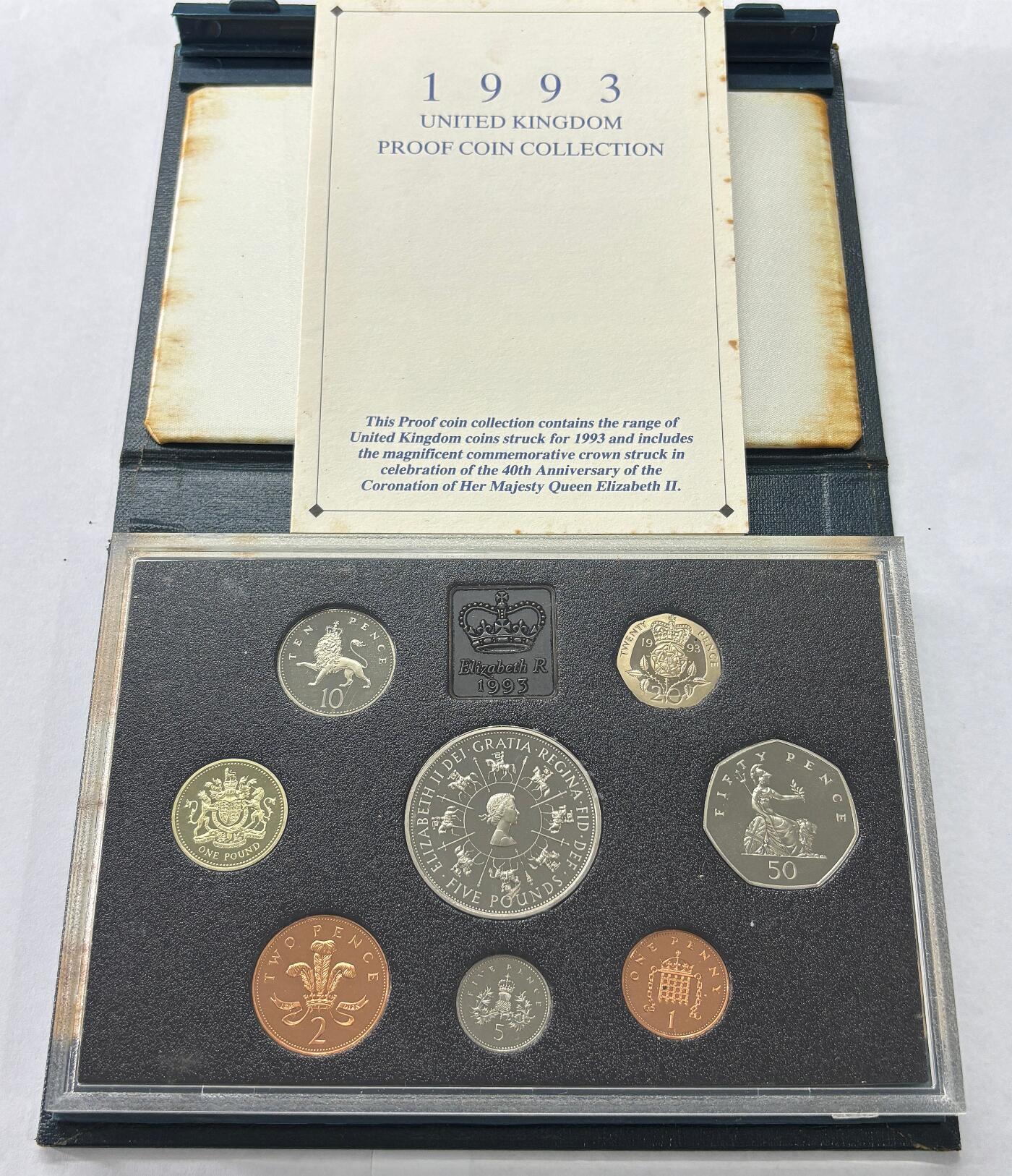 【雨安】【世界币章112-113期】周五/周六 两场连拍 2025-10-31 周五 19:30 保真 8秒倒数自动落锤 高效拍卖  [现代套币] Great Britain 英国套币 精制套币 1993年