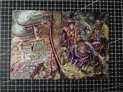 铃鹿第九期（提示一：自制卡难免瑕疵，可能存在撞角爆边等出厂瑕疵，介意慎拍；提示二：参拍请慎重，跑单押金不退的）） - 奇点一泡西游粗闪对卡