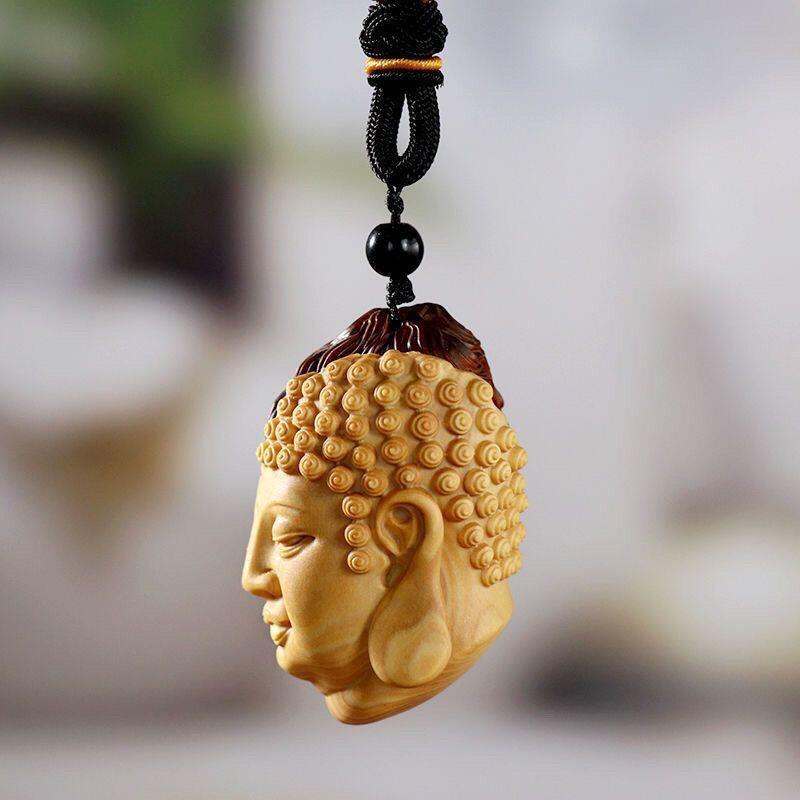 听雨轩（13） 黄杨木精雕一念之间 6cm