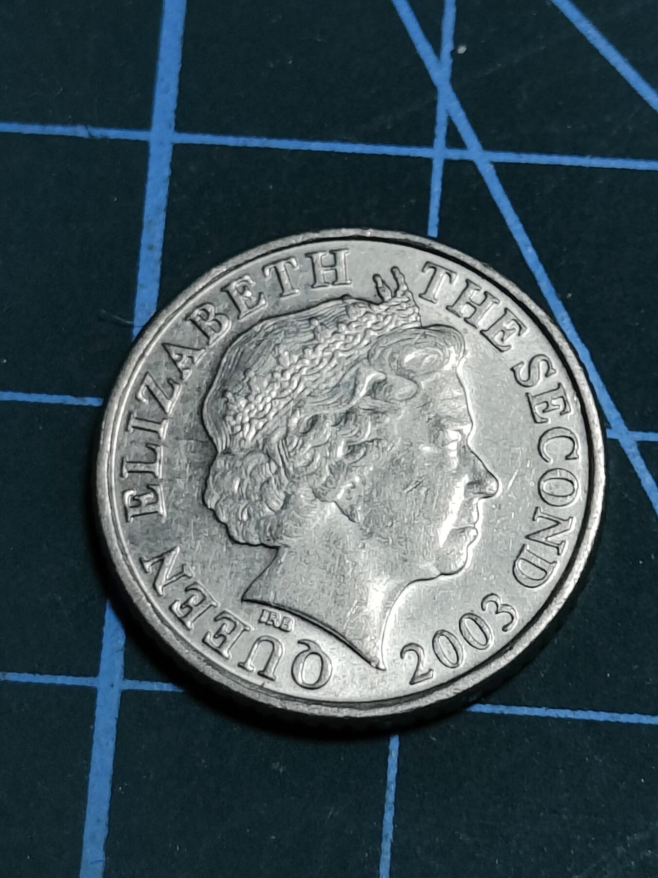 2025年第一百一十九场(总第一百四十五场）外国好品散币(免佣金) 英属泽西岛🇯🇪2003年5便士(伊丽莎白二世老年)