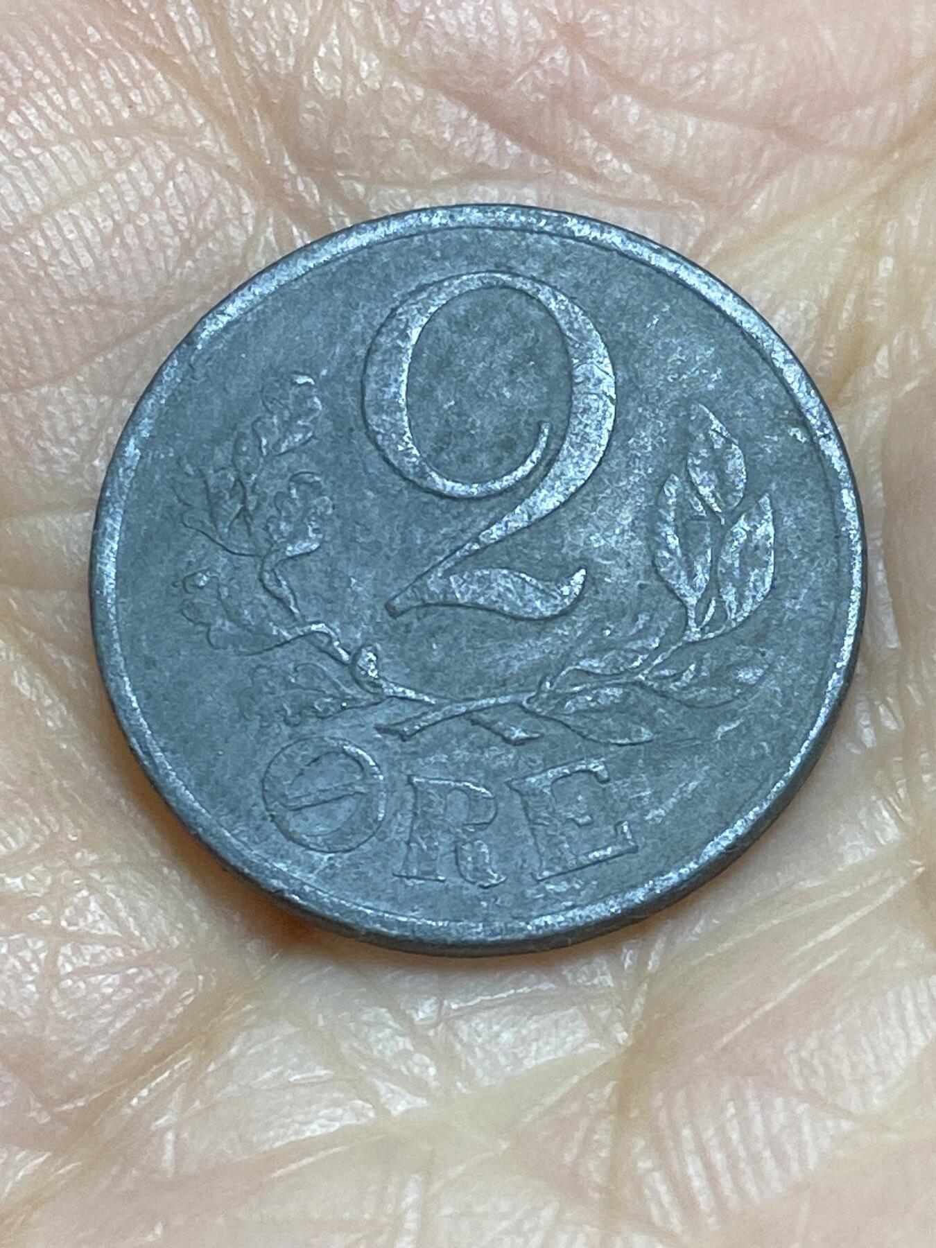 2025年第一百二十场(总第一百四十六场）外国好品散币(免佣金) 丹麦🇩🇰1944年2欧尔(克里斯蒂安十世，N; GJ版)