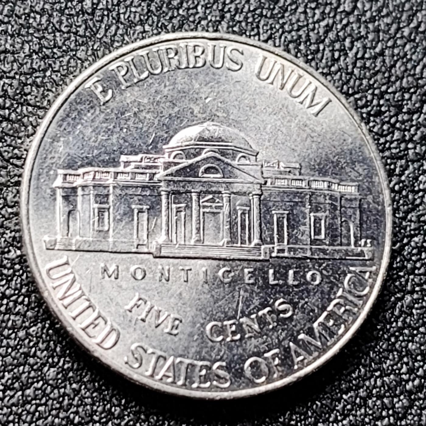 泉币菌-第120场-精品福利场 原光极美品 美国2013年5美分纪念币 杰斐逊 及 故居蒙蒂塞洛庄园 21mm 