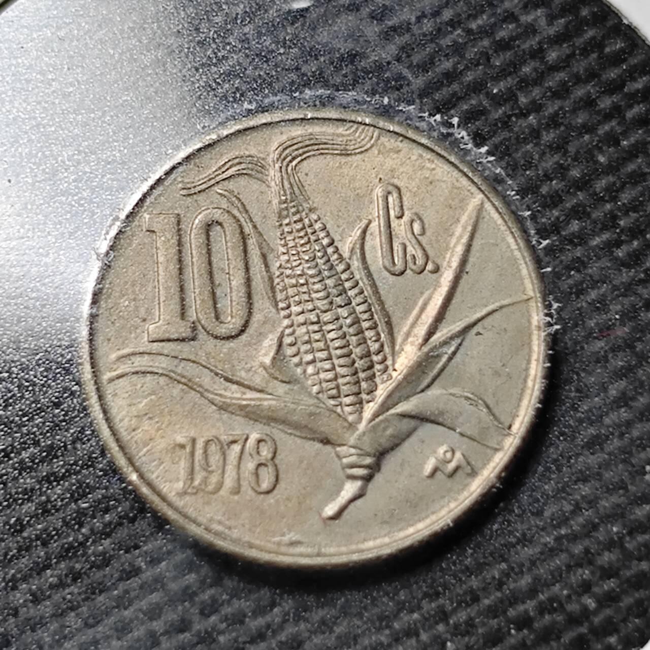 KK钱币收藏小铺  第361场  2月预留时间 周末发货  1978墨西哥10分 玉米 好品