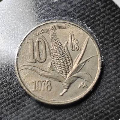 KK钱币收藏小铺  第361场  2月预留时间 周末发货 -  1978墨西哥10分 玉米 好品