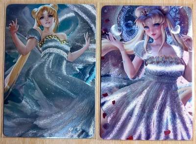 龙虎卡牌第六一场 （无佣金，单场满200元包邮，欢迎送拍） - 粗闪2张 江东卡牌 美少女战士