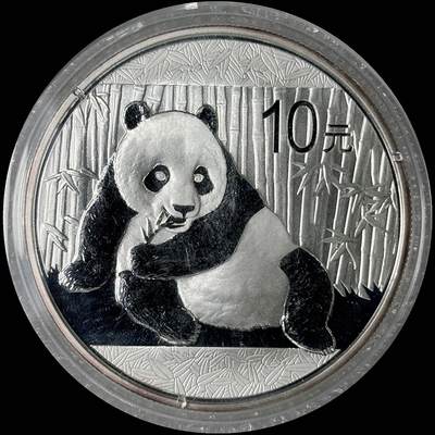 【雨安】【世界币章112-113期】周五/周六 两场连拍 2025-10-31 周五 19:30 保真 8秒倒数自动落锤 高效拍卖  - [中国贵金属币] 熊猫 2015年 10元