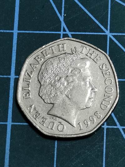 2025年第一百一十九场(总第一百四十五场）外国好品散币(免佣金) - 英属泽西岛🇯🇪1998年20便士(伊丽莎白二世老年)