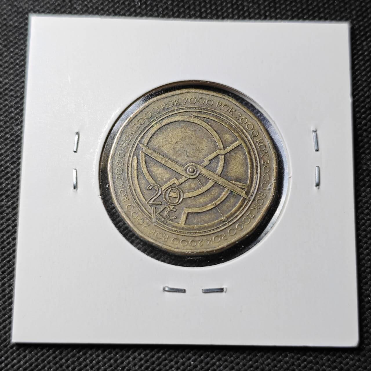 KK钱币收藏小铺  第361场  2月预留时间 周末发货  捷克20克朗纪念币