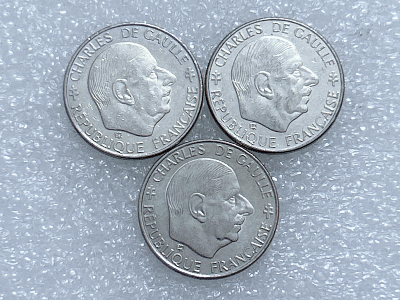 第一海外回流一元起拍收藏 散集专场  第260期 戴高乐总统 法国1988年1法郎 第五共和国30周年纪念币