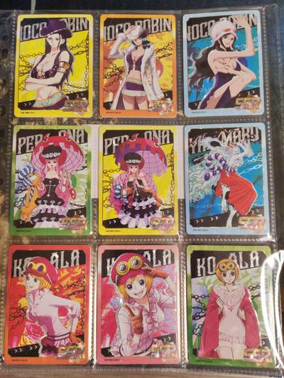 阳大大卡牌拍卖第79期（持续收拍品，周六晚上九点截拍，进群福利早知道） - 航海王 漫画角色卡 SSR档 厚闪卡 18张 带膜入页