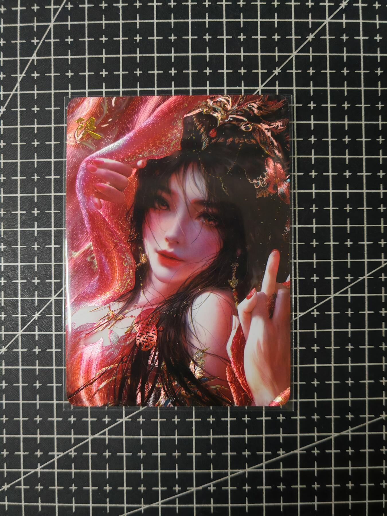 铃鹿第九期（提示一：自制卡难免瑕疵，可能存在撞角爆边等出厂瑕疵，介意慎拍；提示二：参拍请慎重，跑单押金不退的）） 火灵儿粗闪单卡