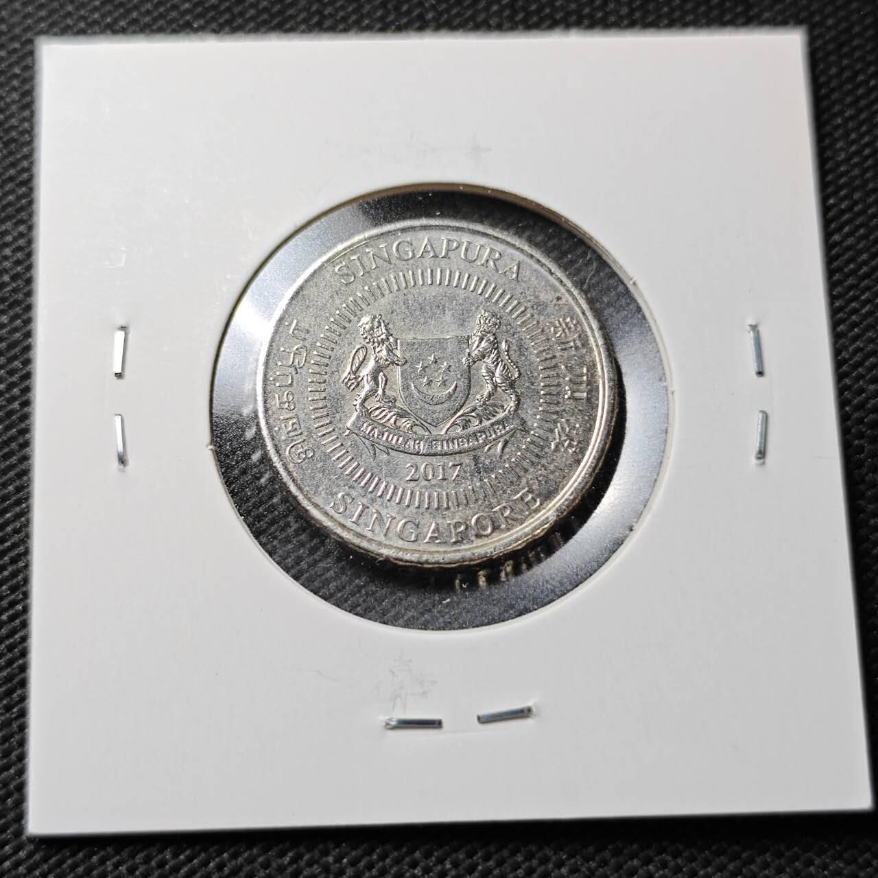 KK钱币收藏小铺  第362场  2月预留时间 周末发货  新加坡50分