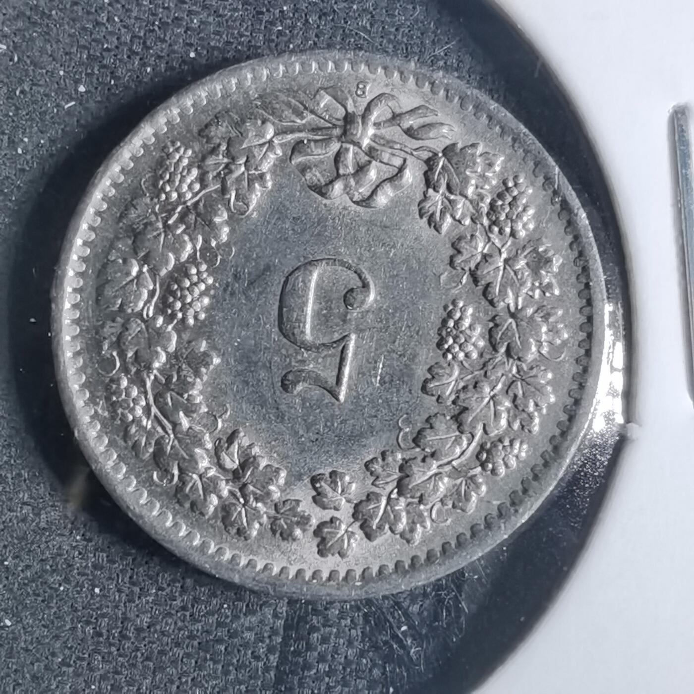 沼泽如烟--第885场 瑞士964年五分