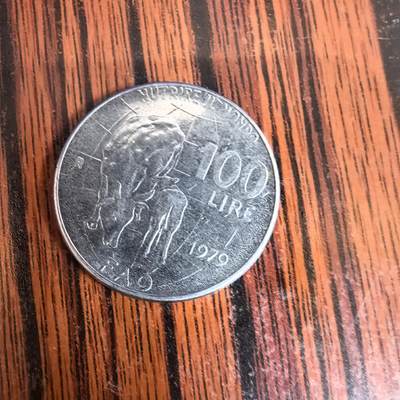 泡泡币外币第十八场可代拍15038385335微信 - 意大利100里拉