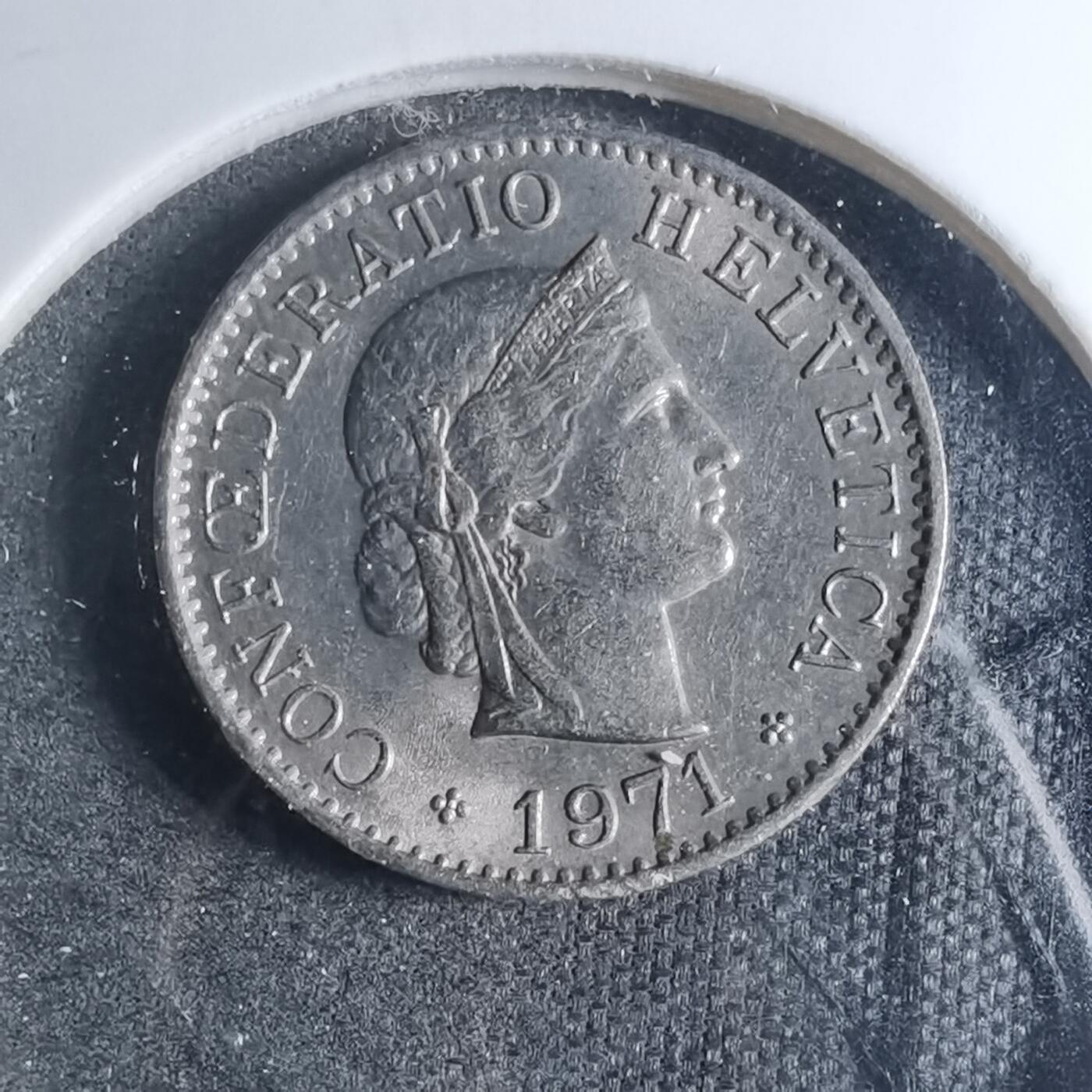 沼泽如烟--第885场 瑞士1971年五分