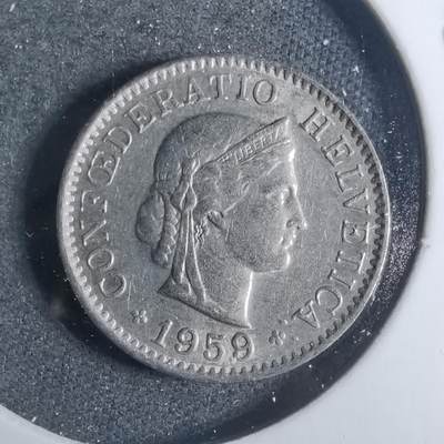 沼泽如烟--第885场 - 瑞士1959年五分