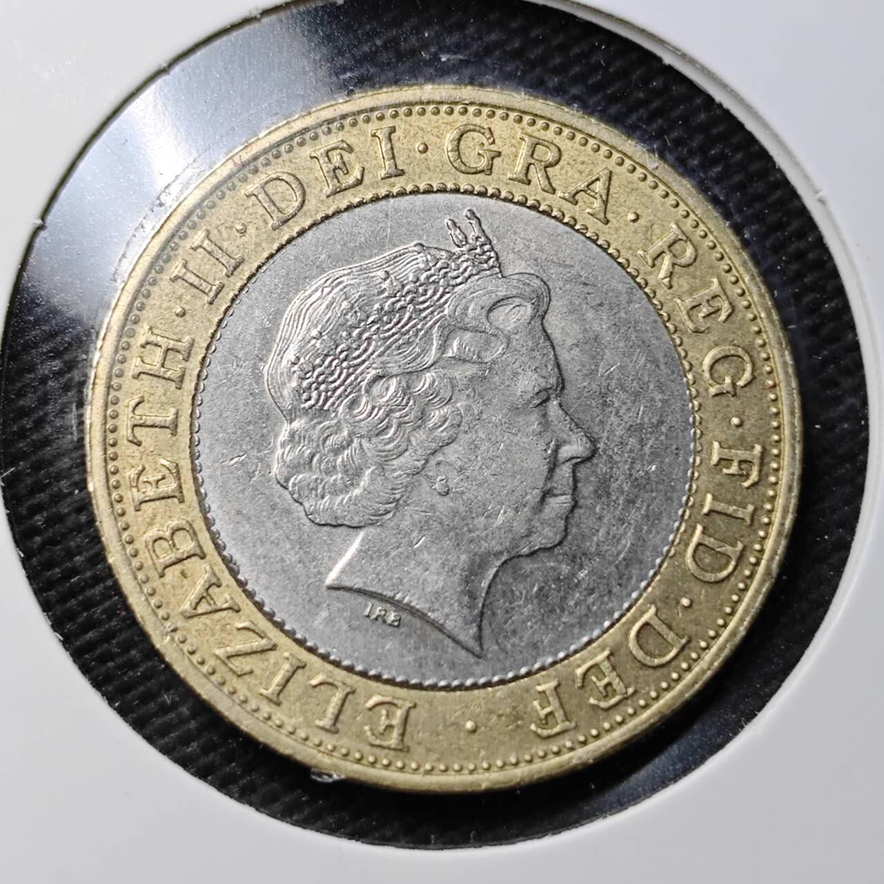 KK钱币收藏小铺  第361场  2月预留时间 周末发货  英国2镑