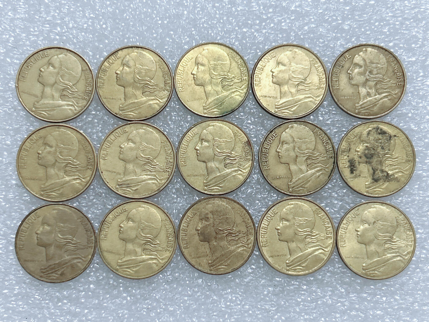 第一海外回流一元起拍收藏 散集专场  第260期 法国10分 15枚