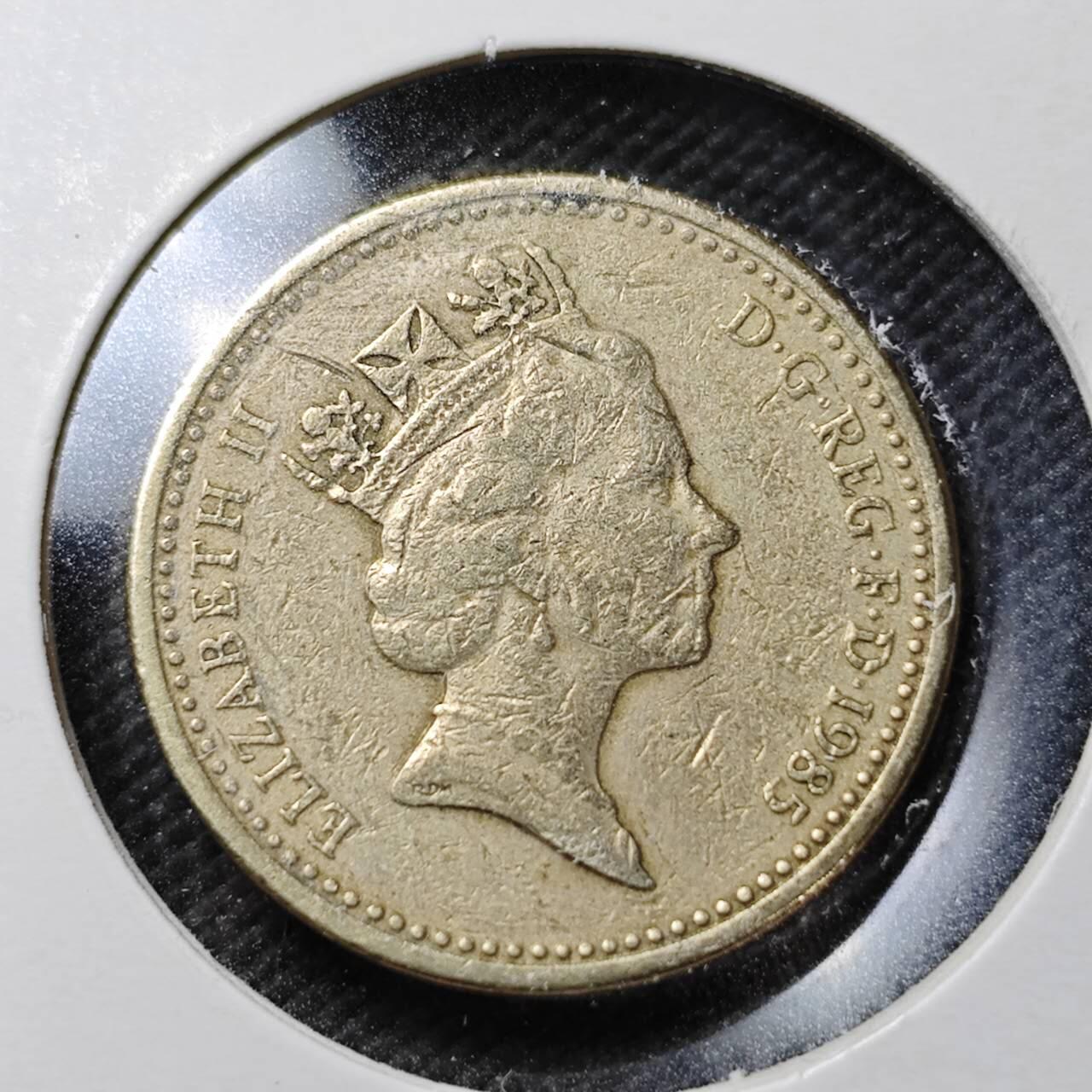 KK钱币收藏小铺  第362场  2月预留时间 周末发货  英国1镑