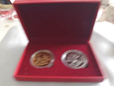 开心放漏 - 非常稀少的2024年金龙送福，金银纪念章一套