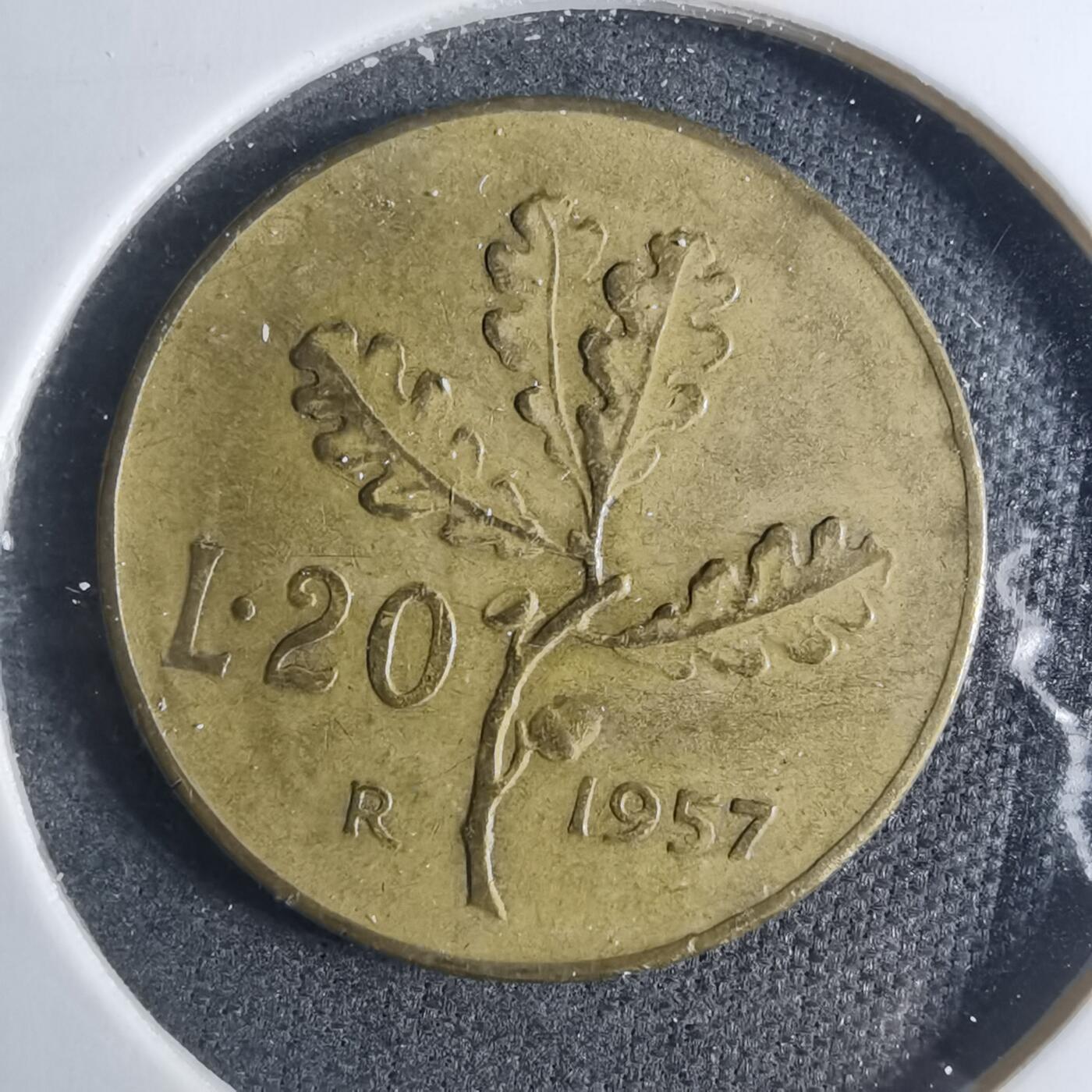 沼泽如烟--第885场 意大利1957年20里拉